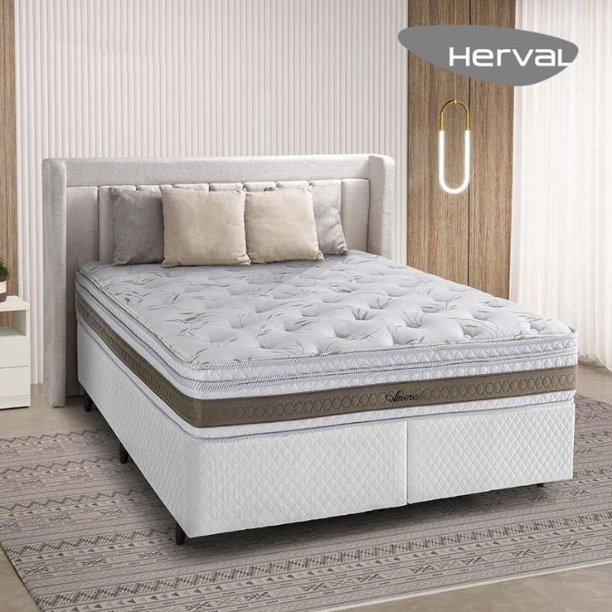 Cama Box Herval Queen Amore