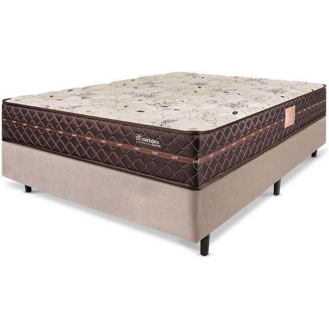 Cama Box Colchão Casal Firme Espuma D33 BF Colchões