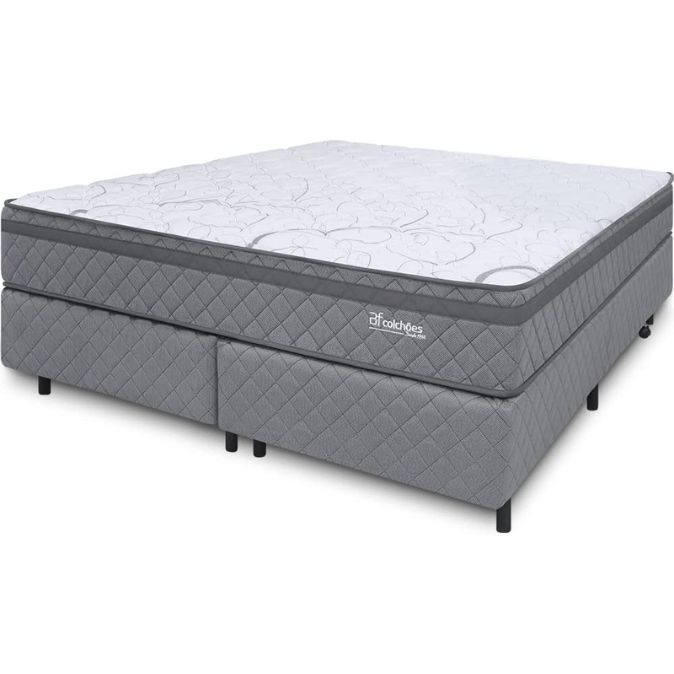 Cama Box Colchão Queen Espuma D45 - BF Colchões