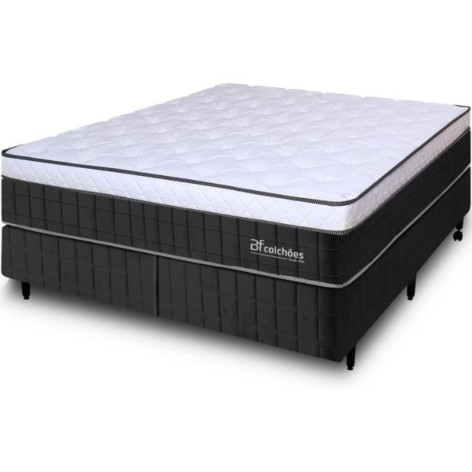 Cama Box Queen Molas Ensacadas Intermediário BF Colchões