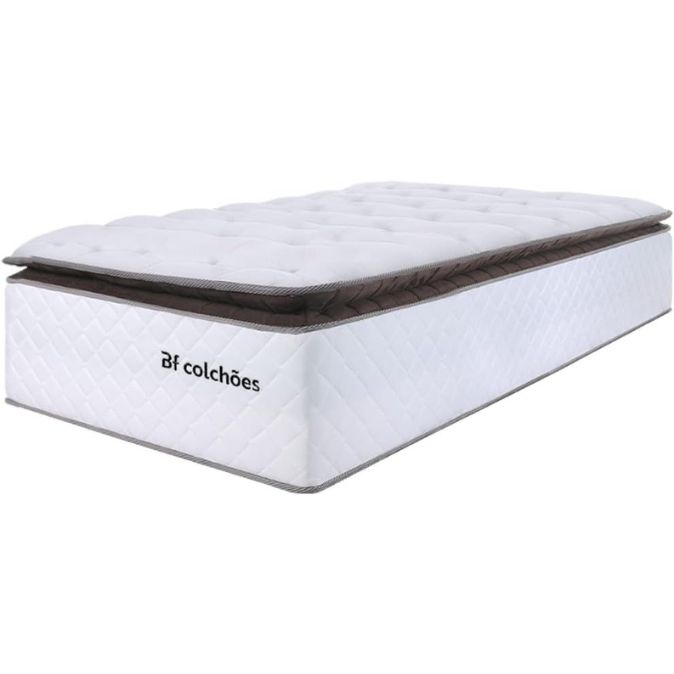 Colchão Solteiro Molas Ensacadas com Pillow - Premium Sleep - BF Colchões