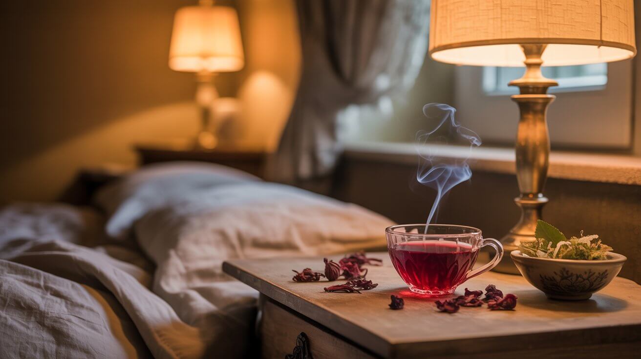 cha de hibisco para dormir